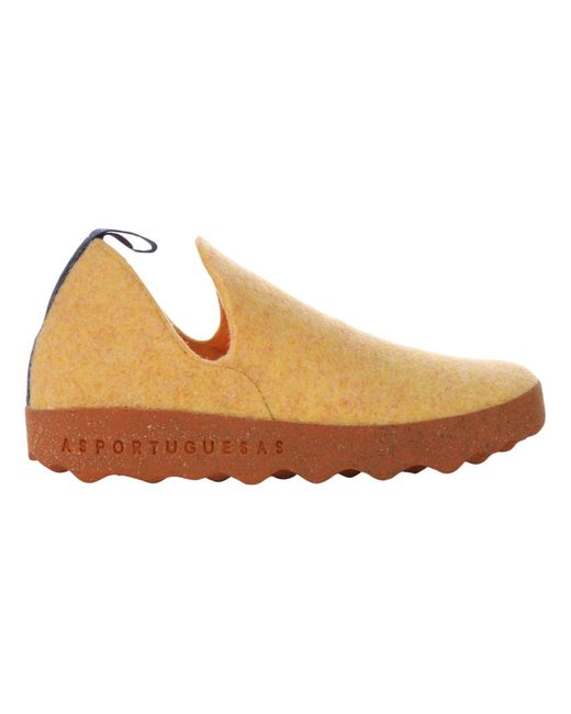 ASPORTUGUESAS Brown Flat Shoes