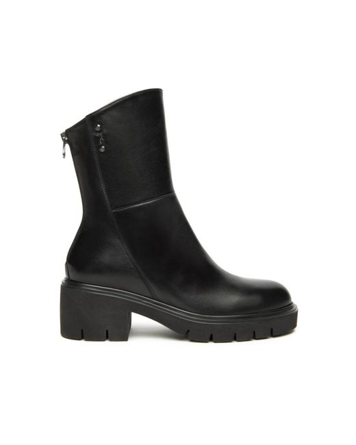 Nero Giardini Black Heeled Boots