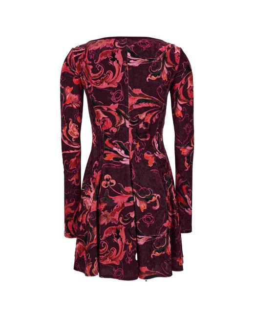 Short Dresses Versace de color Red