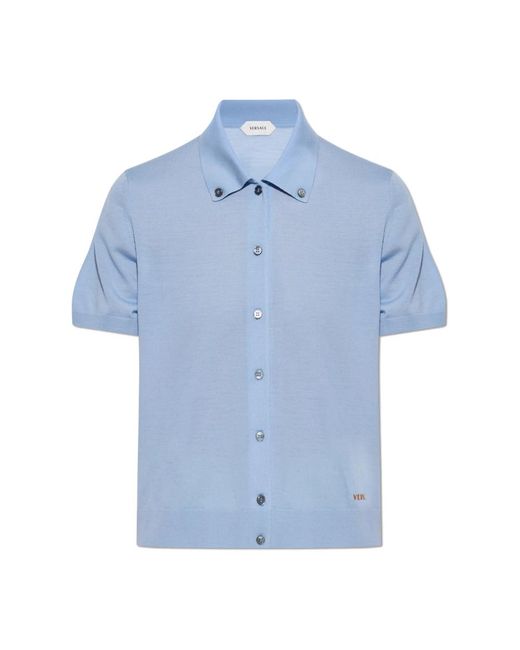 Cardigans Versace de color Blue