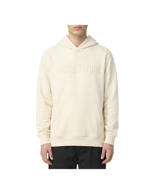 Versace Natural Hoodies for men