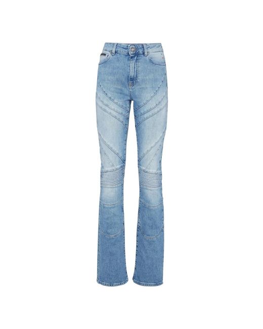 Flared Jeans Philipp Plein de color Blue