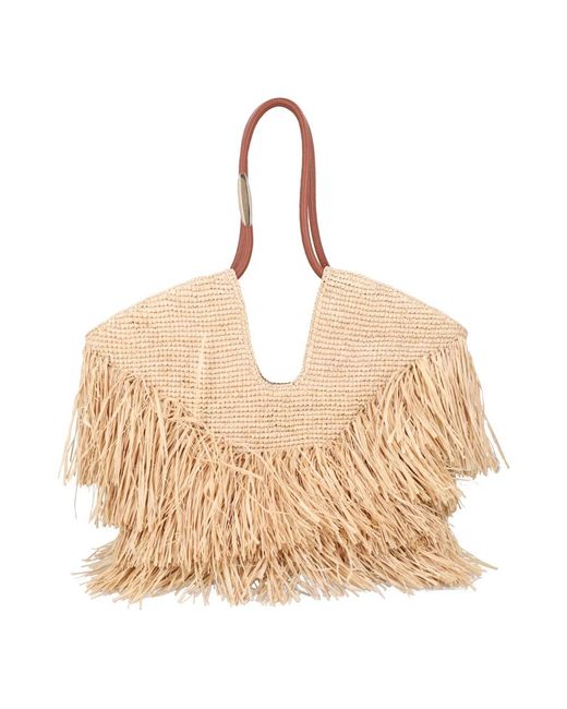 Zimmermann Natural Shoulder Bags
