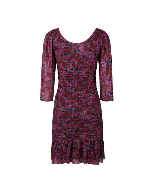 Ganni Purple Short Dresses