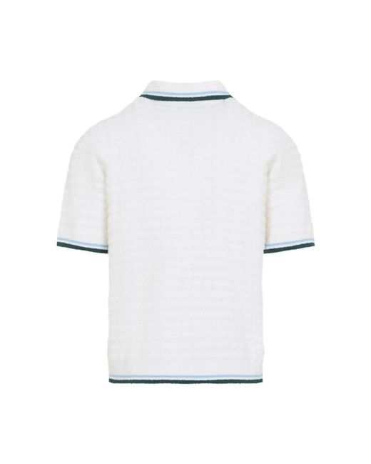 Casablanca White Polo Shirts for men