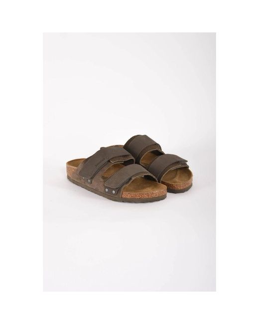Sliders di Birkenstock in Brown da Uomo