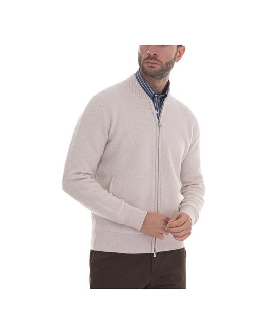 Gran Sasso Gray Cardigans for men