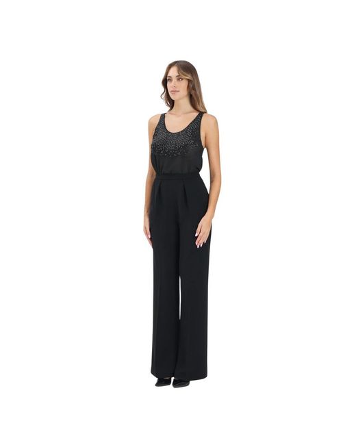 Elisabetta Franchi Black Jumpsuits