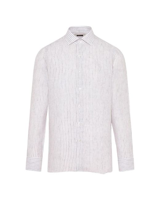 Formal Shirts Finamore 1925 de hombre de color White