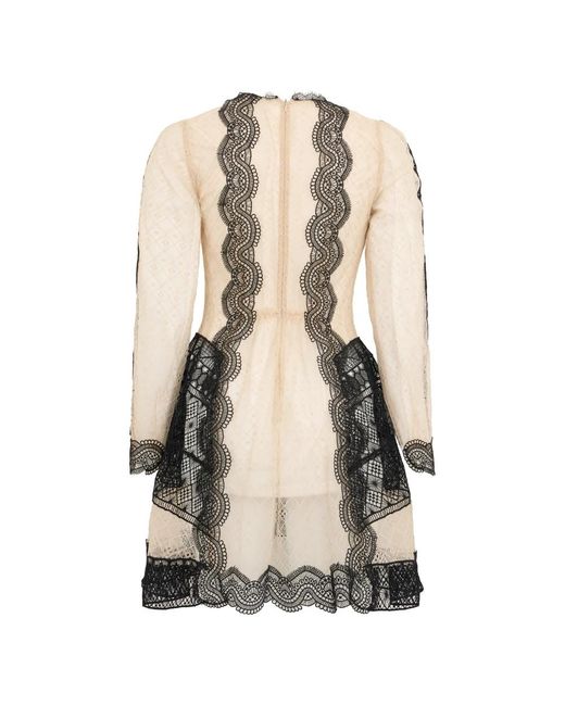 Alberta Ferretti Natural Party Dresses