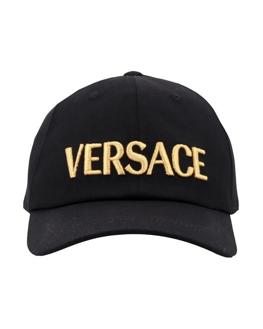 Versace Black Caps for men