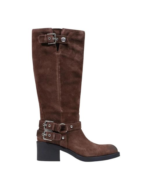 Guess Brown Heeled Boots