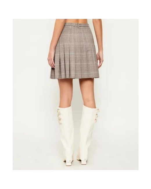 Guess Rokken ,Veelkleurig ,Gonna Corta Principe Di Galles in het Gray