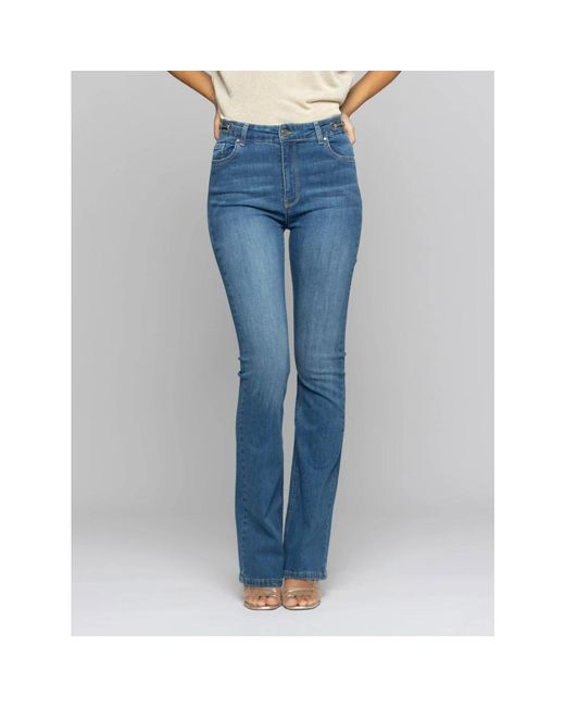 Jeans > boot-cut jeans Kocca en coloris Blue