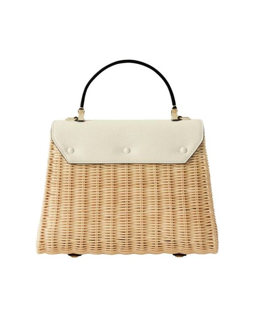 Valextra Metallic Handbags