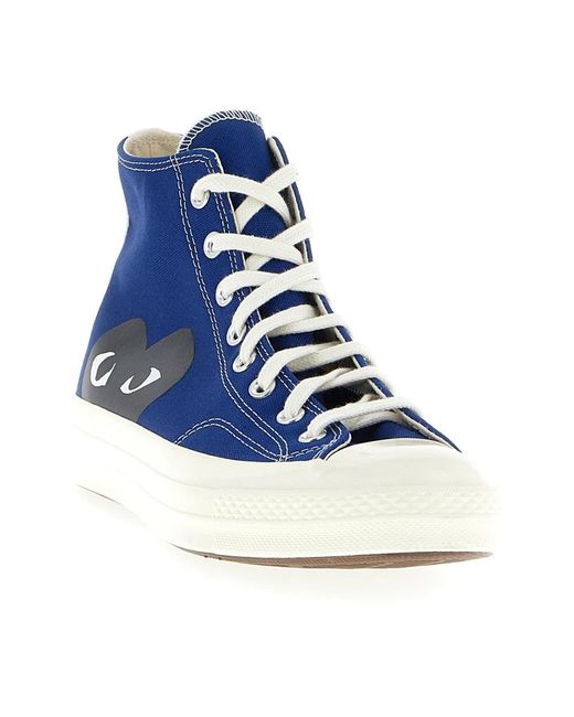 COMME DES GARÇONS PLAY Blue Sneakers for men