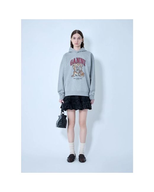 Ganni Blue Short Skirts