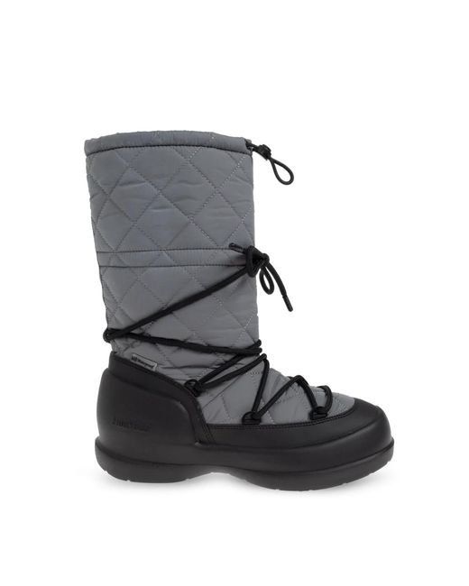 Moon Boot Black Schneestiefel Mezzaluna Quilted