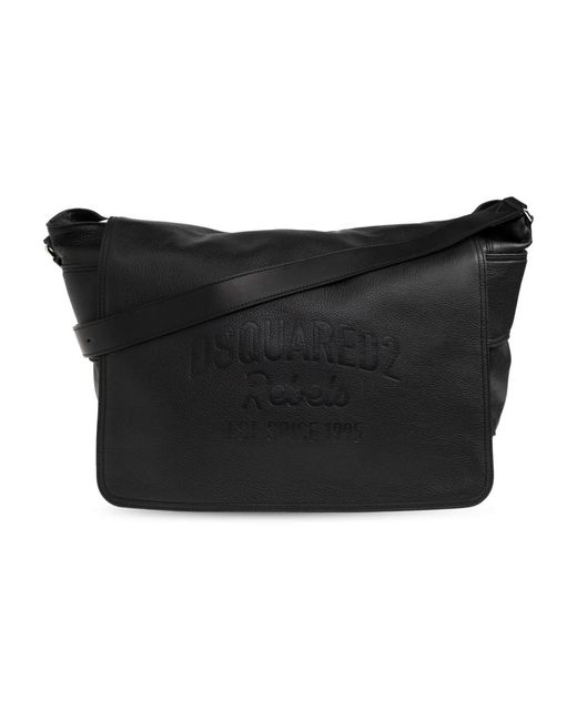 DSquared² Black Ledertasche