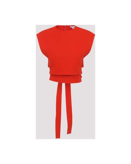 Alaïa Red Blouses