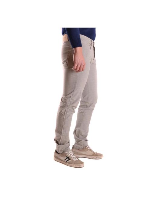 Siviglia Gray Slim Fit Jeans for men