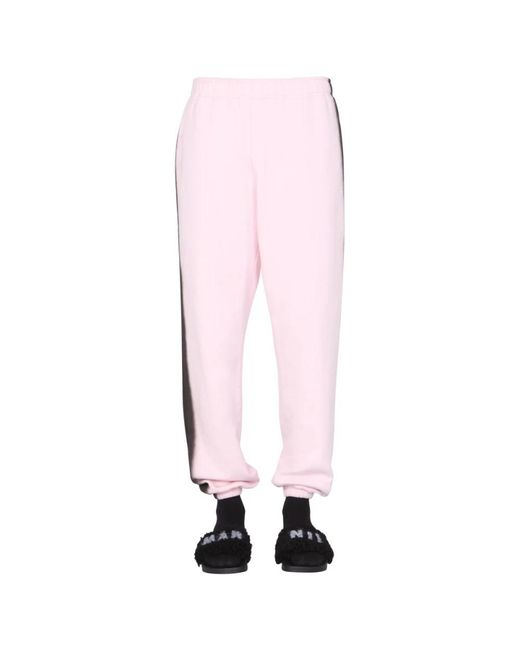 Marni Pink Sweatpants for men
