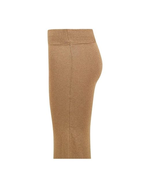 Maxi Skirts Akep de color Brown