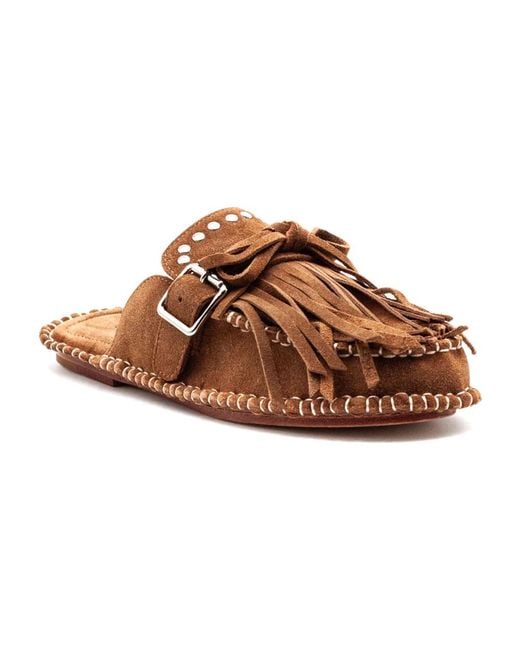 Elena Iachi Brown Mules