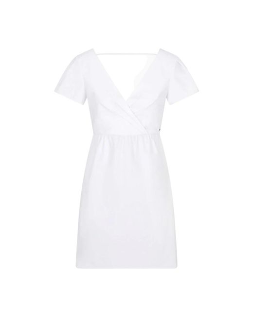 Emporio Armani White Short Dresses