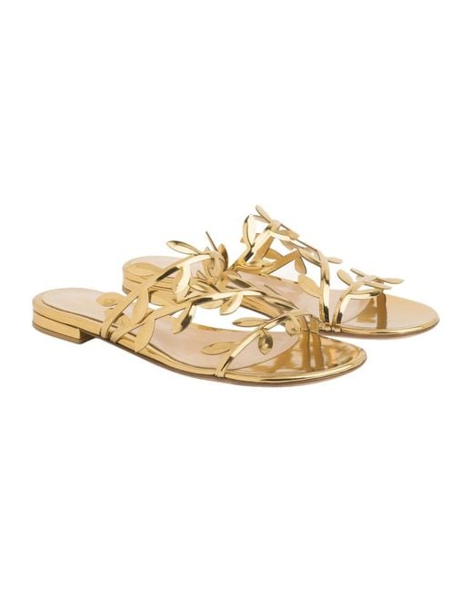 Gianvito Rossi Natural Sliders