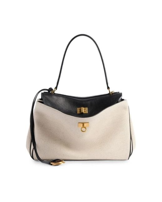Balenciaga Natural Shoulder Bags