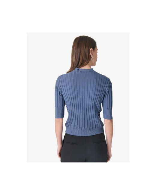 IRO Blue V-Neck Knitwear