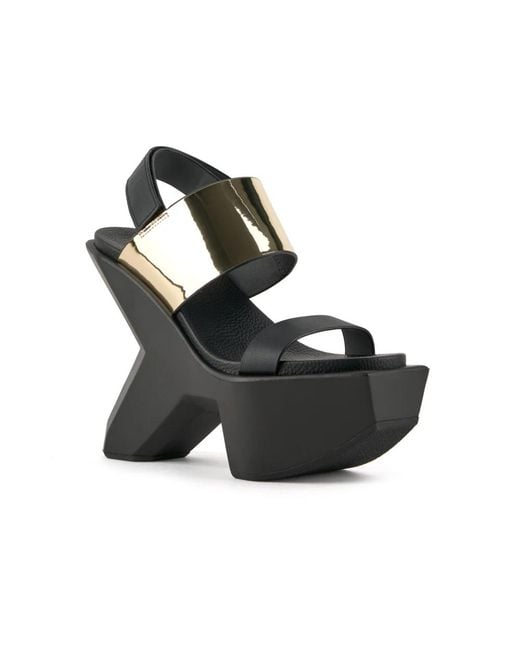 United Nude Black High Heel Sandals