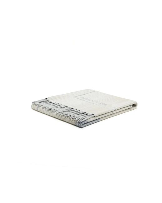 Giorgio Armani White Winter Scarves