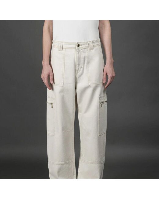 Wide Jeans Moorer de color Gray