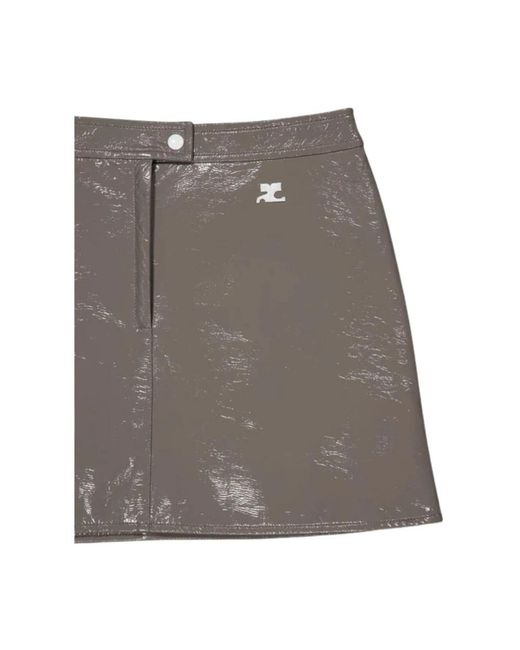 Courreges Reedition Mini Rok in het Green