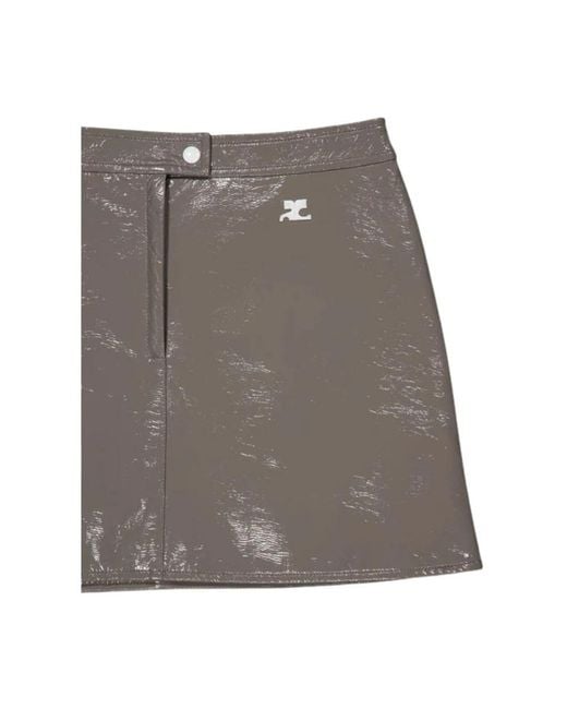 Courreges Green Short Skirts