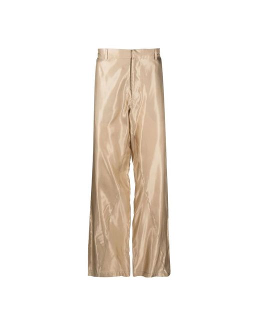 Bianca Saunders Natural Wide Trousers for men