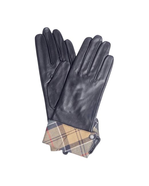 Barbour Blue E und graue Handschuhe