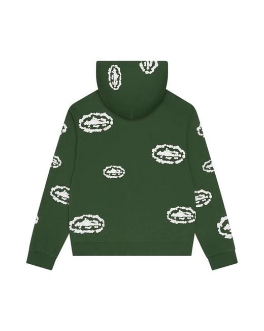 corteiz Green Zip-Throughs for men