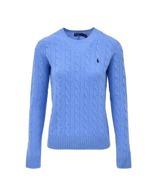 Polo Ralph Lauren Blue Round-Neck Knitwear