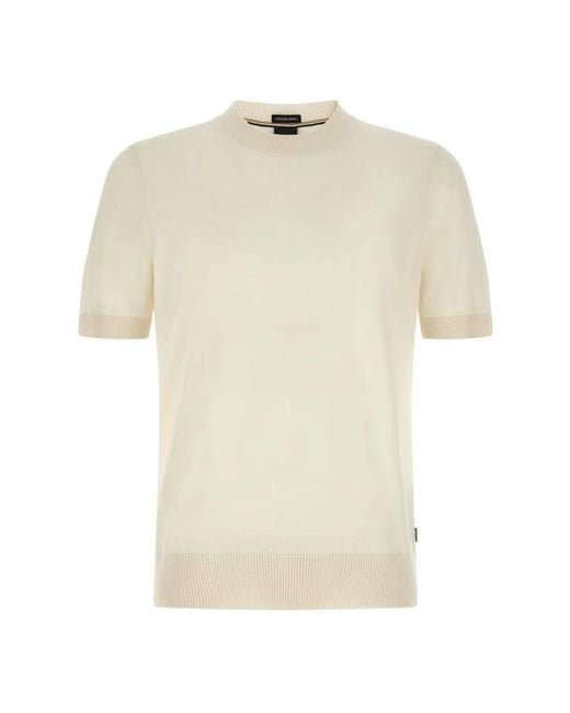 HUGO Natural Round-Neck Knitwear for men