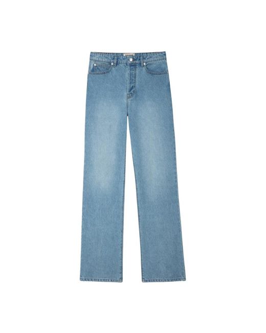 Zadig & Voltaire Blue Straight Fit Jeans