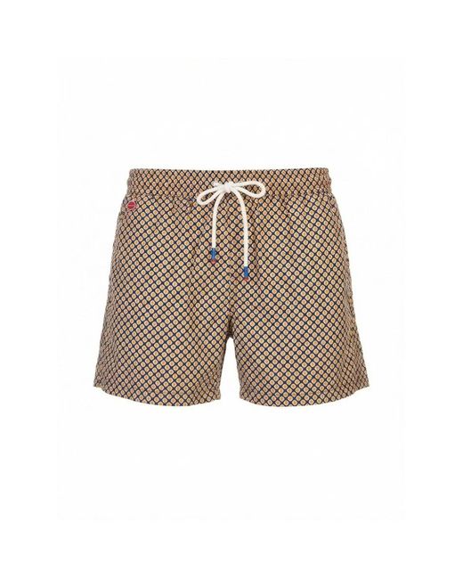 Kiton Badmode ,Costume Mare in het Gray voor heren