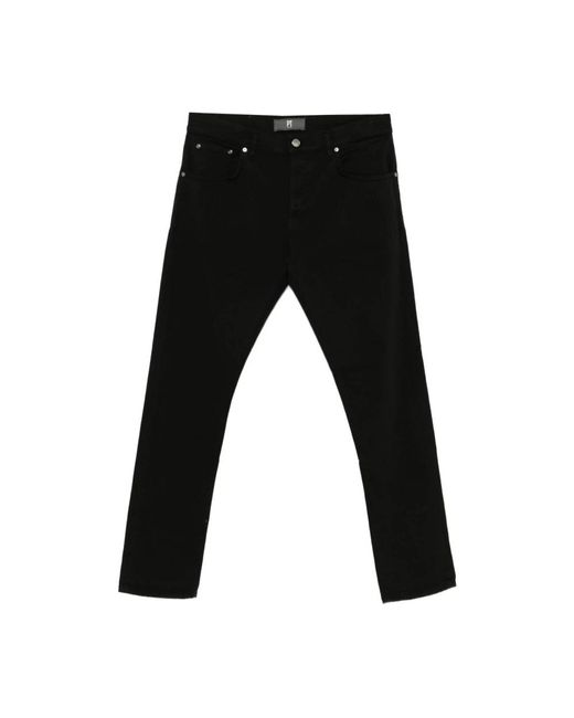 PT Torino Black Slim-Fit Jeans for men