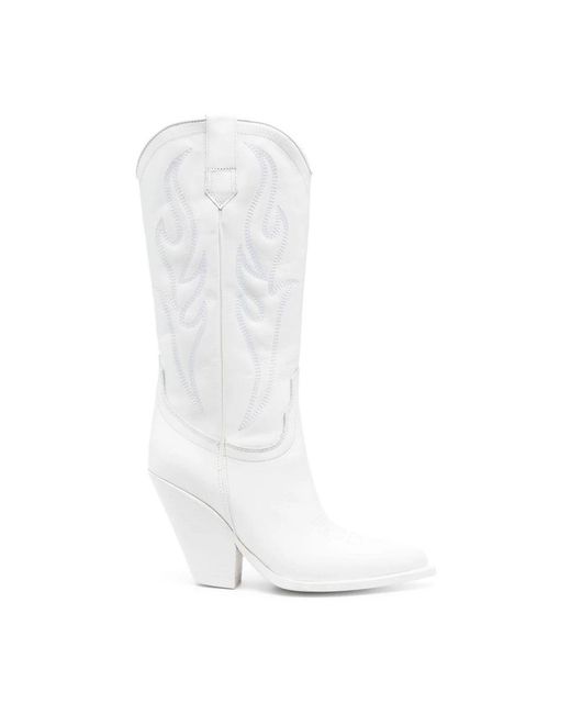Sonora Boots White Cowboy Boots