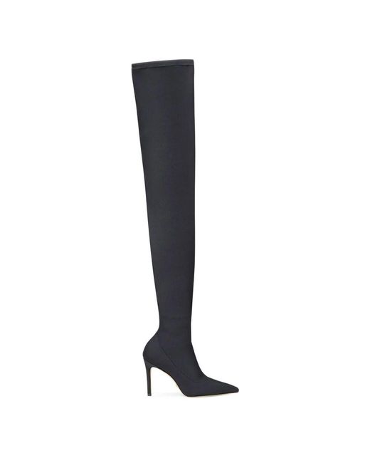 Stuart Weitzman Black Stretch-stiefel stilvoll moderner klassiker