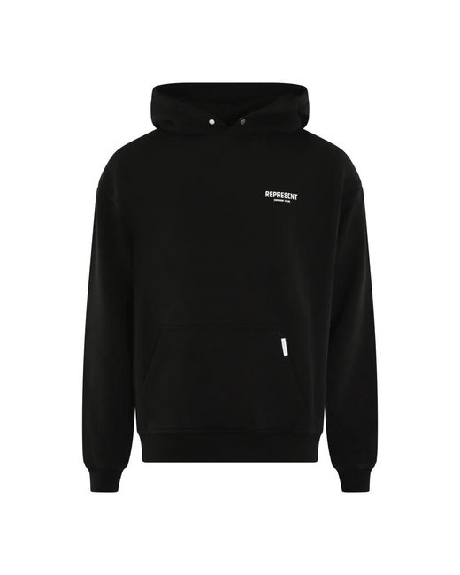 Represent Black Hoodies for men