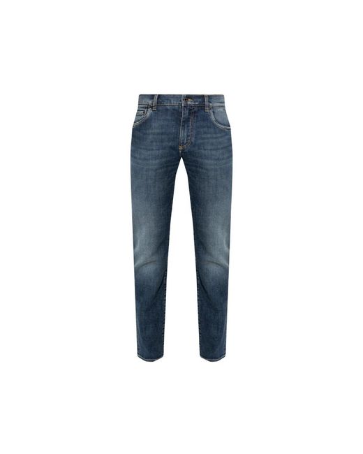 Dolce & Gabbana Blue Slim-Fit Jeans for men