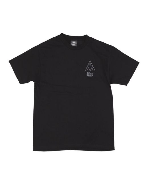 Huf T-Shirts in het Black voor heren